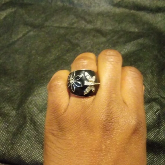 Stainless dragonfly ring - Picture 8 of 10